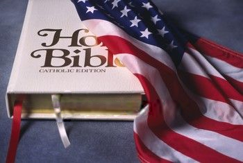 Patriot Baptist Church flag &amp bible